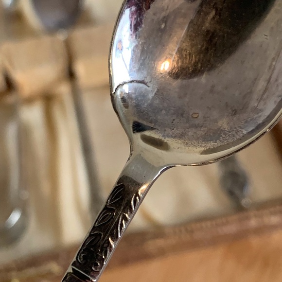 Vintage Silver Teaspoon Set - Picture 6 of 15